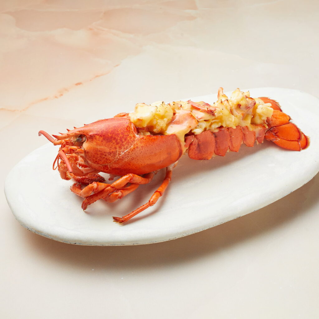 lobster seafood in a dish