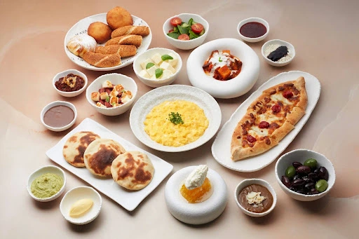 Turkish breakfast in Dubai served in MYA